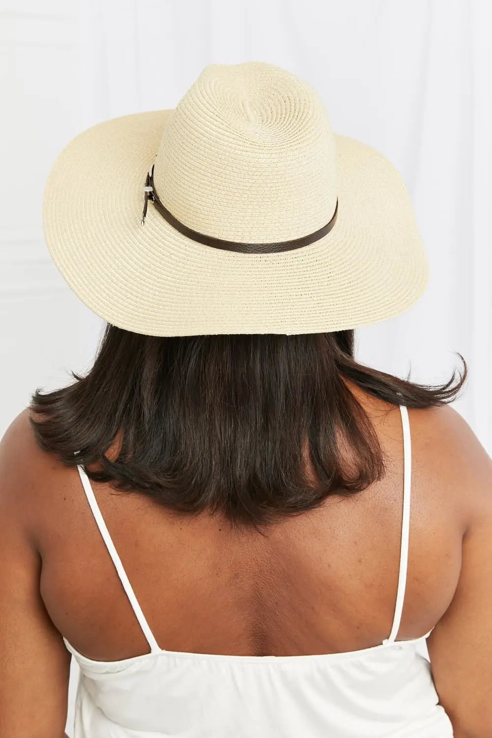 Chic boho straw fedora hat - Love Salve